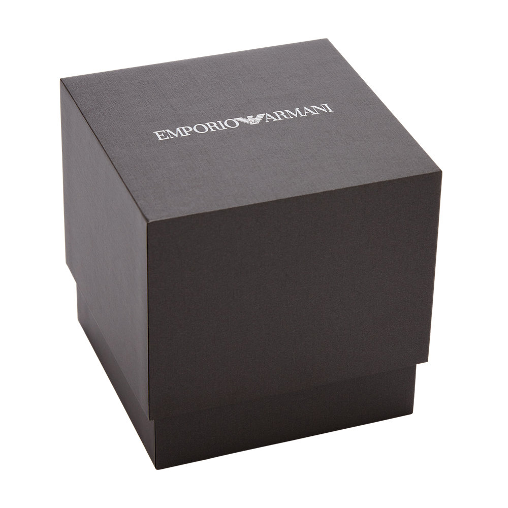 Emporio Armani Sea Explorer Blue Dial Silver Steel Strap Watch for Men - AR60090