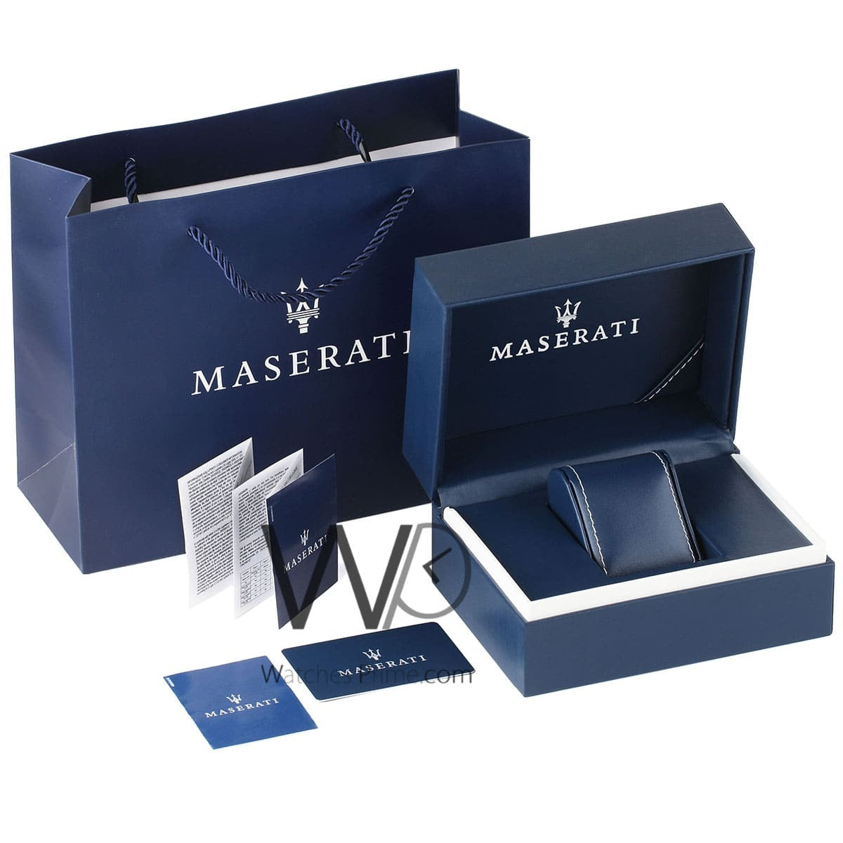 Maserati SFIDA Chronograph Black Dial Black Silicone Strap Watch for Men - R8871640005