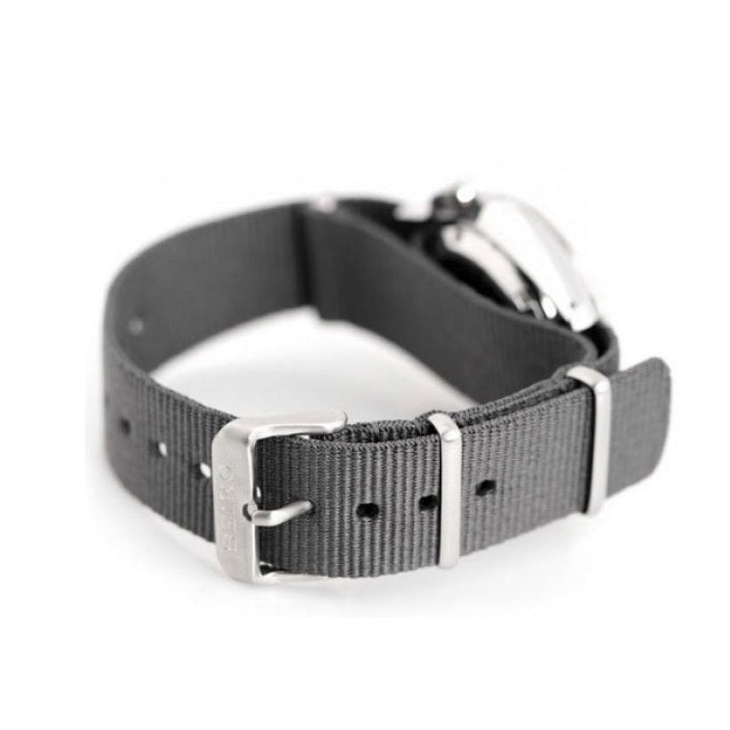 Seiko 5 Sports Automatic Grey Dial Grey Nylon Strap Watch for Men - SRPE61K1