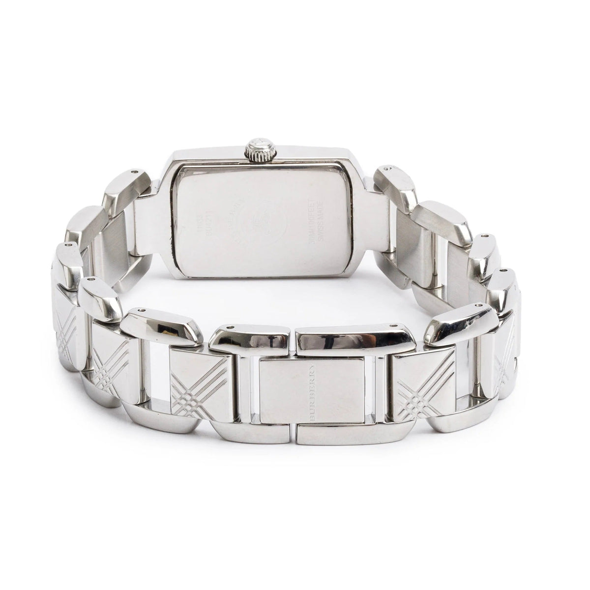 Burberry Heritage Quartz Silver Dial Silver Steel Strap Watch for Women - BU4211