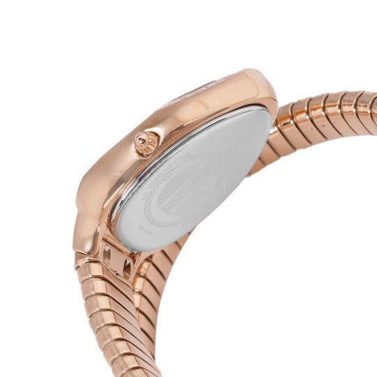 Just Cavalli Taglio White Dial Rose Gold Steel Strap Watch for Women - JC1L225M0055