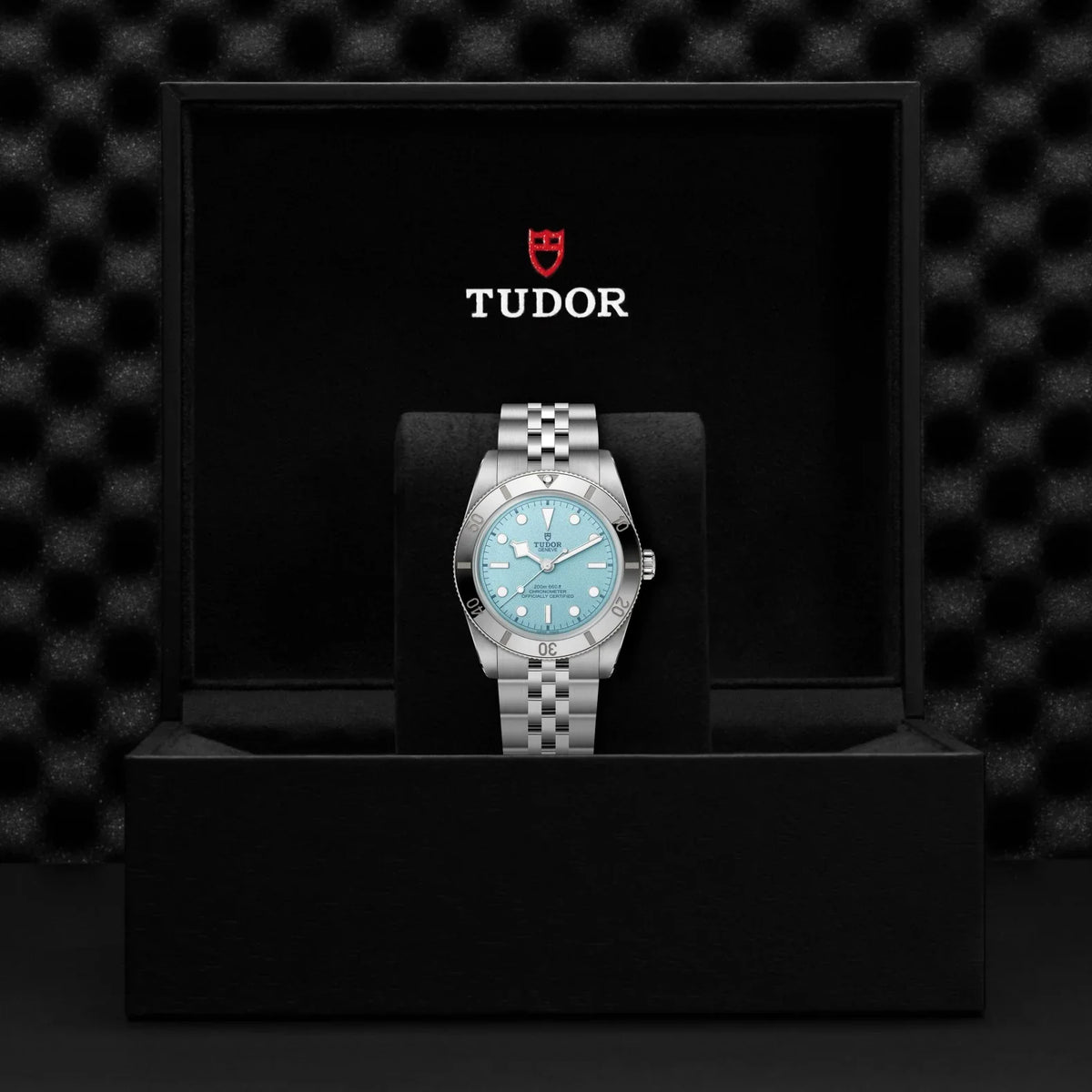 Tudor Black Bay 54 Blue Dial Silver Steel Strap Watch for Men - M79000-0001