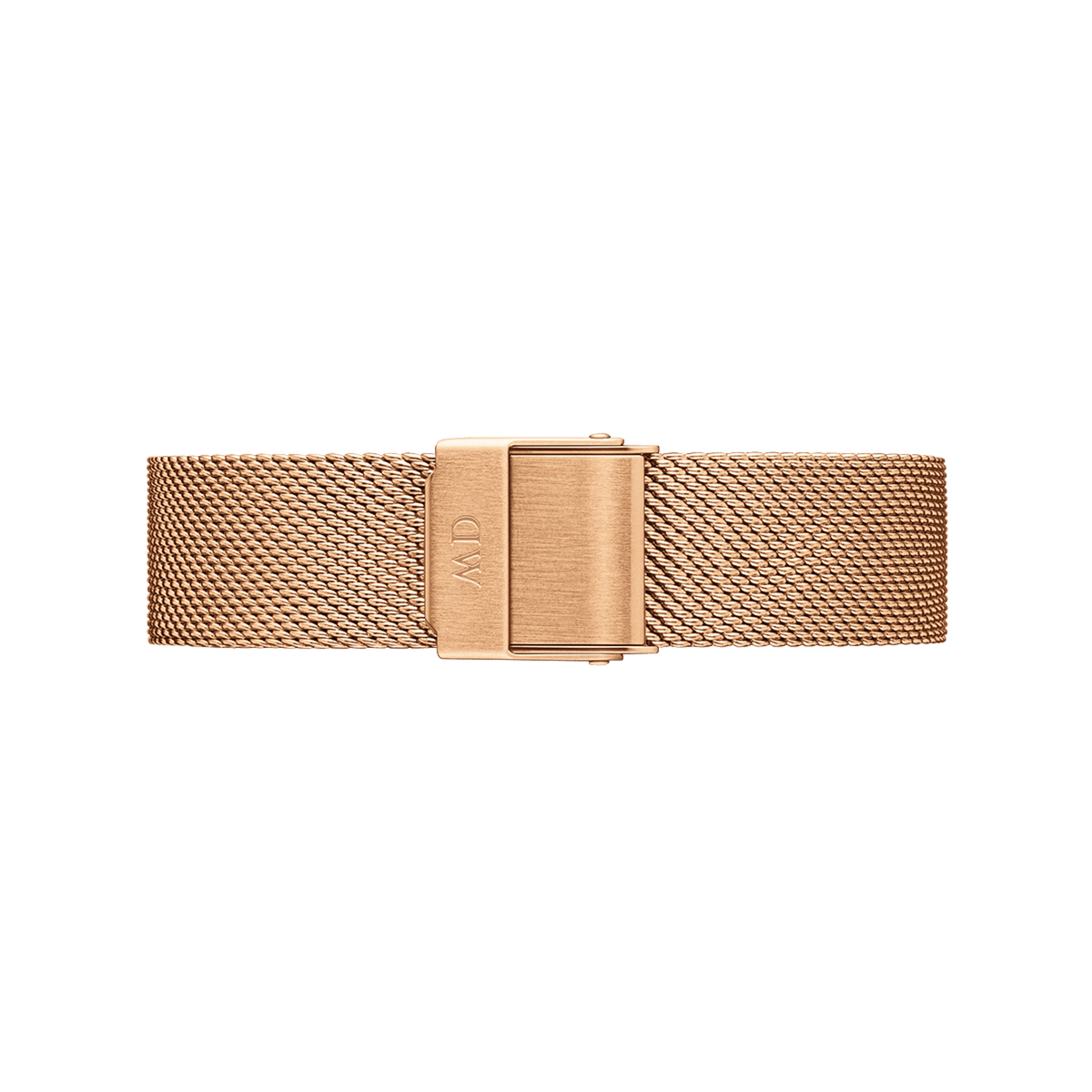 Daniel Wellington Classic Petite Melrose Black Dial Rose Gold Mesh Bracelet Watch For Women - DW00100217